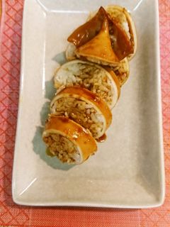 なめたけ入りイカ飯-レシピのメイン写真
