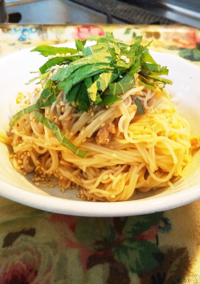 そうめんのツナ塩こんぶ和え-レシピのメイン写真