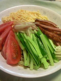 ピリ!ツン!食欲そそる冷やし中華-レシピのメイン写真