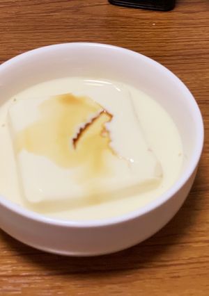 罪悪感無しの夜食に！豆乳湯豆腐-レシピのメイン写真