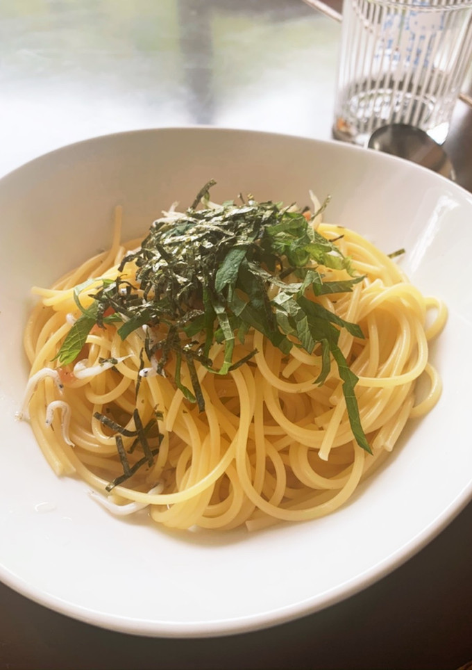 しらすと梅の和風パスタ-レシピのメイン写真