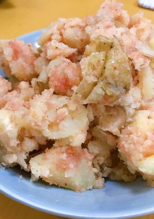 おつまみにもメインにも♪じゃがめんたい-レシピのメイン写真