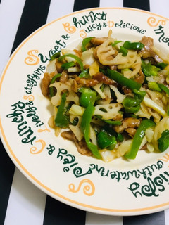 残った照焼きチキンの切落しで 青椒肉絲風-レシピのメイン写真