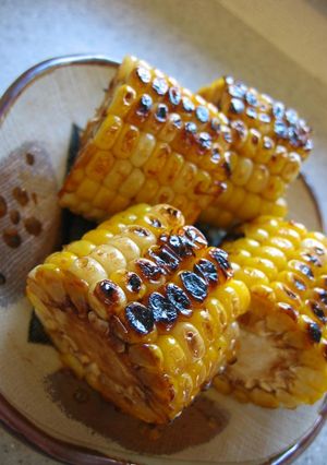 大葉にんにく醤油ＤＥ焼きとうもろこし-レシピのメイン写真