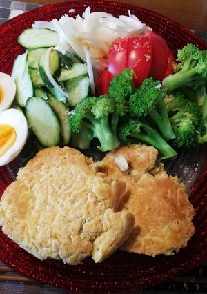 オーツ麦のカレーパンケーキ-レシピのメイン写真