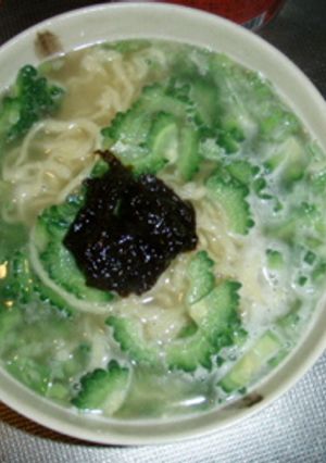 ゴーヤ＋納豆麺-レシピのメイン写真