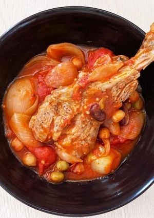 簡単ヘルシー☆骨付きラムのトマト煮込み-レシピのメイン写真