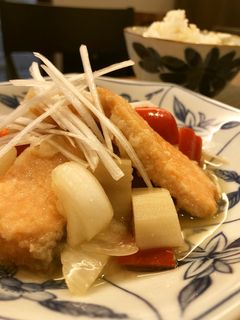 サーモンの揚げびたし-レシピのメイン写真