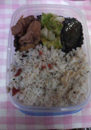 今日の弁当8/21-レシピのメイン写真