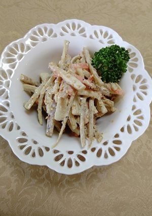 ごぼうサラダ竹輪入り-レシピのメイン写真