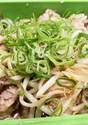 簡単！低糖質レシピ豚肉もやし！(^^)-レシピのメイン写真