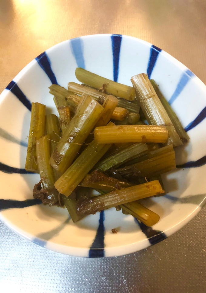 簡単ほったらかしで作るフキの煮物-レシピのメイン写真