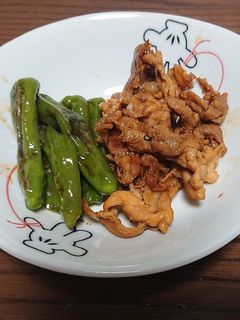 豚肉と獅子唐の甘辛炒め-レシピのメイン写真