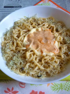 明太マヨ+おじゃこの冷やしうどん-レシピのメイン写真