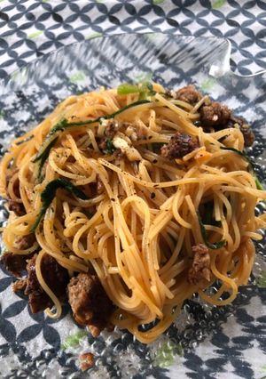 ハンバーグスパゲティ-レシピのメイン写真