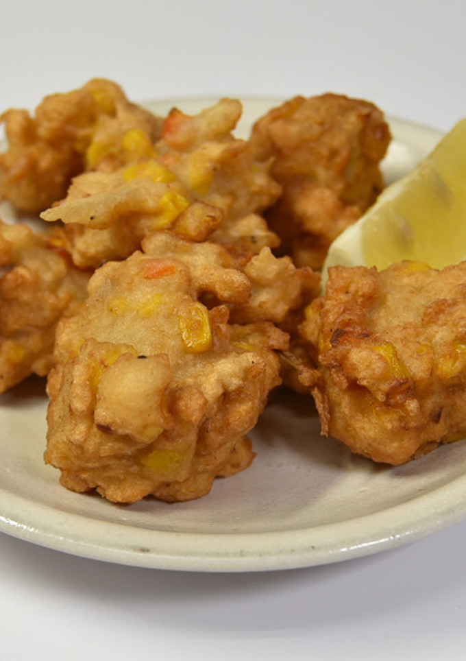 とうもろこしと魚すり身のつまみ揚げ-レシピのメイン写真