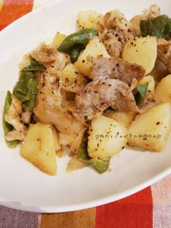 豚肉とじゃが芋の味噌炒め-レシピのメイン写真