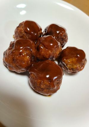 和風甘酢餡肉団子・冷凍・作り置き可-レシピのメイン写真