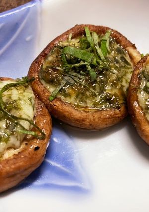 超簡単！しいたけの大葉マヨ焼き-レシピのメイン写真