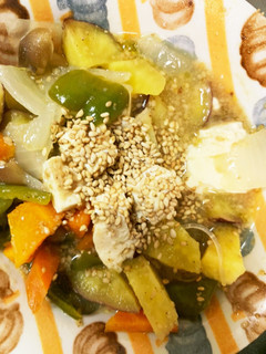 レンジ肉なし塩酢豆腐春雨炒め煮-レシピのメイン写真