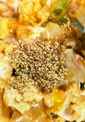 レンジ温野菜卵エビチリ味チャンプル-レシピのメイン写真
