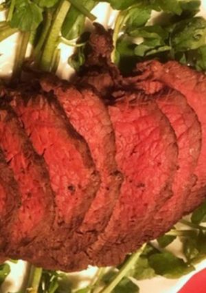 湯煎保温で！簡単ローストビーフ-レシピのメイン写真