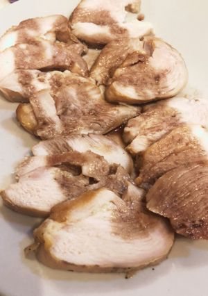 絶品おつまみ。鶏むねのワインソース-レシピのメイン写真