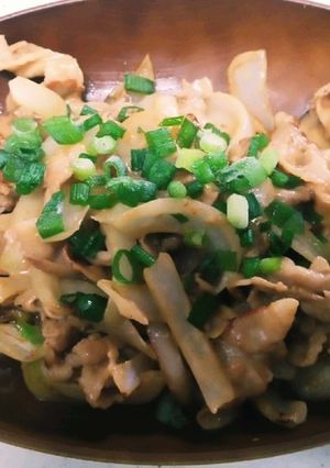 ごまドレッシングで簡単豚炒め-レシピのメイン写真