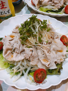 たっぷり野菜の冷しゃぶ-レシピのメイン写真
