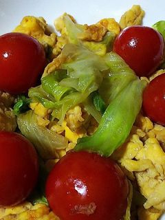 ミニトマトと卵の中華炒め-レシピのメイン写真