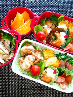 息子と娘のお弁当'20.6.19-レシピのメイン写真