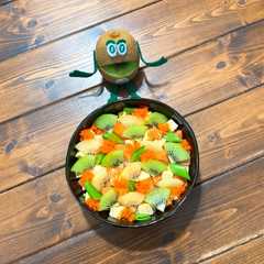 キウイ＆サーモンのちらし寿司✩.*˚-レシピのメイン写真