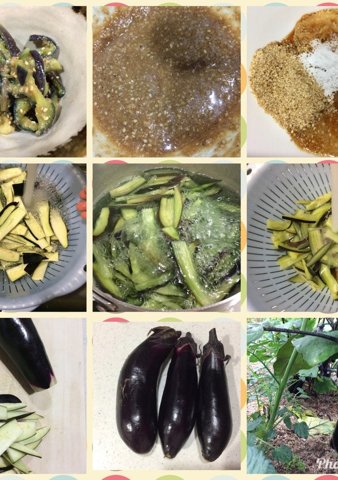 簡単 茄子胡麻味噌和え-レシピのメイン写真