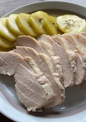 キウイとサラダチキン-レシピのメイン写真