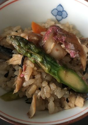 お鍋で炊く煮魚アレンジごはん-レシピのメイン写真