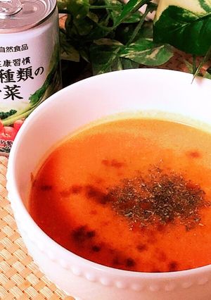 ★野菜ジュース＆ヨーグルトで綺麗スープ★-レシピのメイン写真