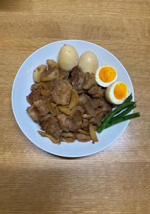 肩ロース肉で「柔らか豚角煮」-レシピのメイン写真
