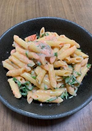 簡単おつまみ☆明太バターパスタサラダ-レシピのメイン写真