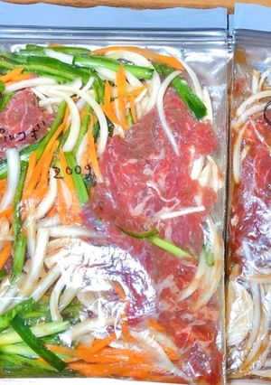 コストコの牛肉で下味冷凍☆-レシピのメイン写真
