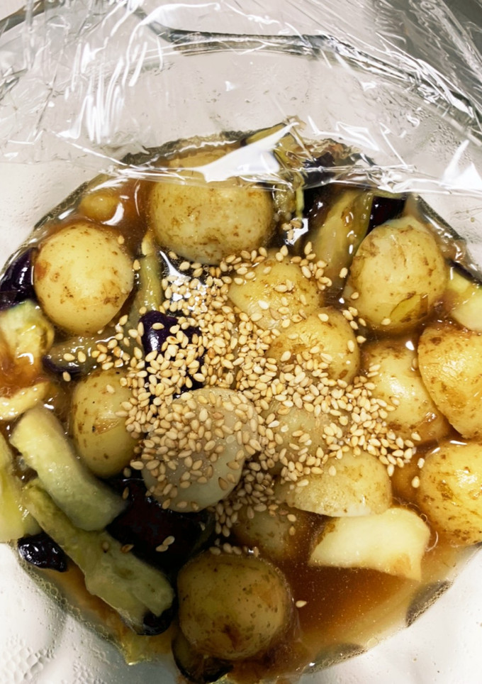 全てレンジ新じゃがと焼きなすの浅漬け-レシピのメイン写真