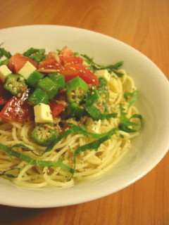 夏野菜とツナの冷製パスタ-レシピのメイン写真