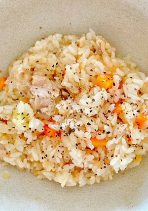 〇炊飯器でピラフ(取り分け幼児食)-レシピのメイン写真
