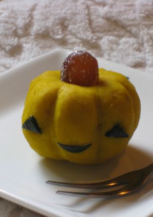 ハロウィン✿かぼちゃきんとん*:・°-レシピのメイン写真