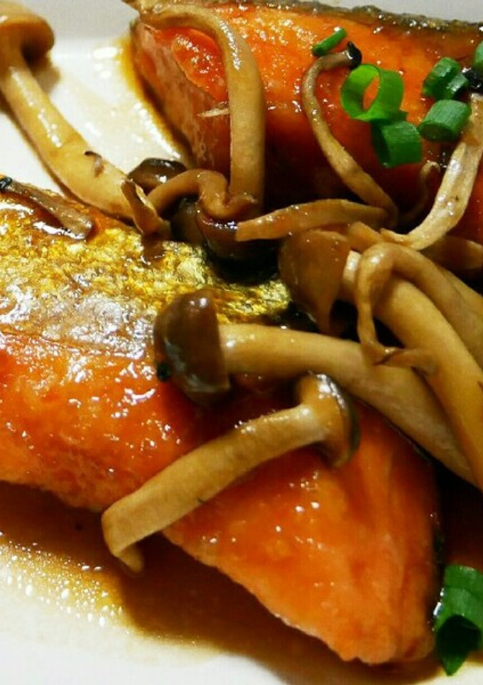 鮭としめじの生姜照り焼き-レシピのメイン写真
