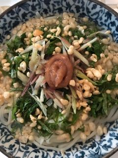 暑い季節を冷たい梅うどんで乗り切ろう!-レシピのメイン写真