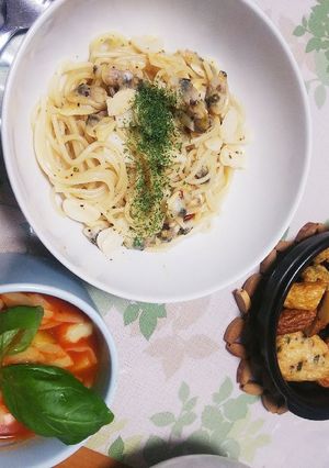 あさりDeペペロンチーノ☺️❤️☺️-レシピのメイン写真