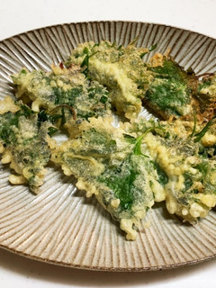 ひきわり納豆の大葉包み天ぷら-レシピのメイン写真