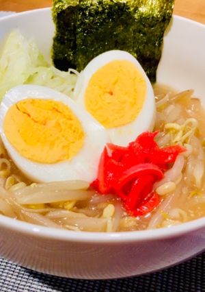 ヘルシーもやしのラーメン風とろみスープ♡-レシピのメイン写真