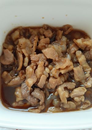 作り置き！豚こまの甘辛煮-レシピのメイン写真