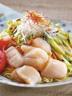 ほたての胡麻だれ冷やし中華-レシピのメイン写真